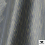 Yarn Died Silk Stripes - Powder Blue/Cream