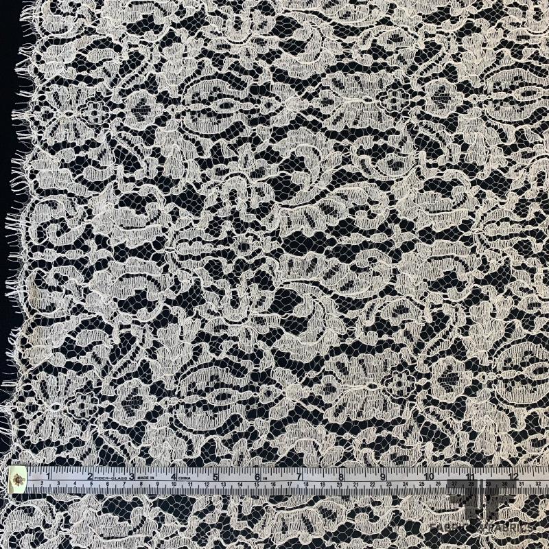 French Lace Fabric: French Chantilly, Guipure, Corded Lace and Its