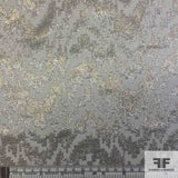 Metallic Ikat Brocade - Gold/Silver/Cream