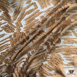 Abstract Chiffon Burnout - Brown - Fabrics & Fabrics NY
