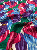 Jewels Ribbons Printed Silk Jacquard - Multicolor