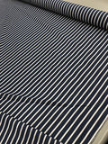 Striped Yarn Dyed Cotton - Blue / White