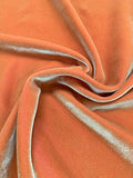 Solid Rayon Blend Velvet - Orange