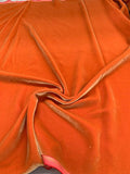 Solid Rayon Blend Velvet - Orange