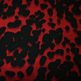 Abstract Dotted Printed Knit - Red/Black