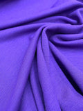 Italian Quality Wool Knit - Classic Purple