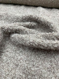 Boucle Wool Coating - Dusty Grey