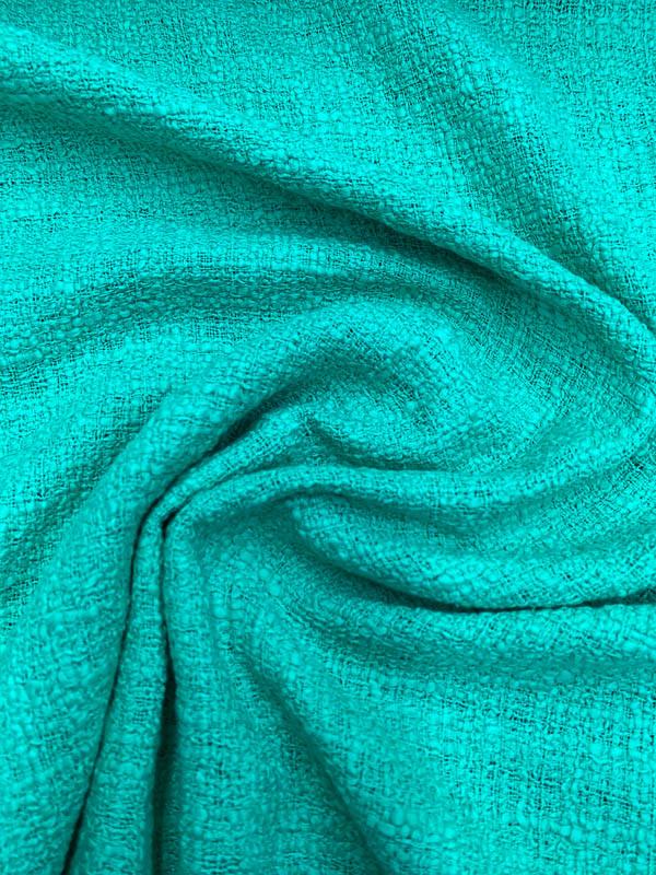 Cotton Tweed - Bright Seafoam | FABRICS & FABRICS – Fabrics & Fabrics