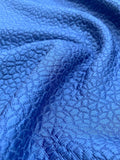 Pebbled Textured Brocade - Blue