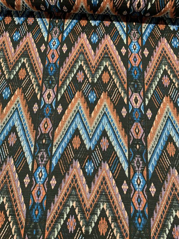 Ethnic Upholstery-Weight Brocade - Multicolor