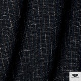 Plaid Wool Suiting - Black