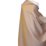 Double-Faced Wool Coating - Light Brown - Fabrics & Fabrics NY