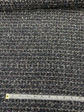 Chanel-Like Wool Tweed with Lurex - Navy / Black / White / Gold / Multi