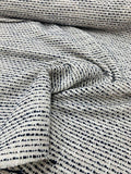 Classic Woven Tweed - Navy / White