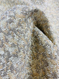 Upholstery Weight Brocade with Lurex - Beige / Tan / Gold