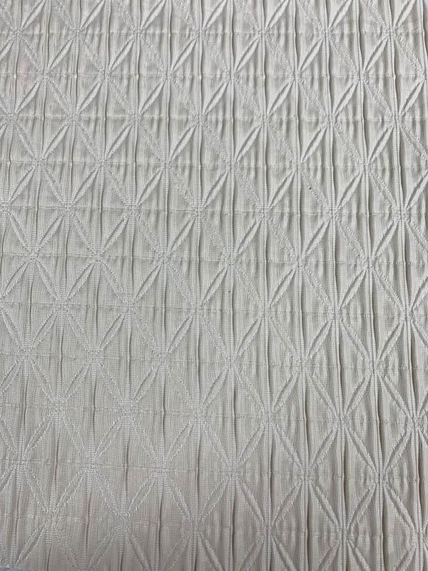 Art Deco Textured Brocade - Ecru | FABRICS & FABRICS – Fabrics & Fabrics