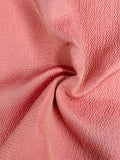 Hammered Look Double-Sided Brocade - Pink / Taupe