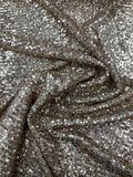 Fused-Back Small Horizontal Design Sequins - Glam Gold