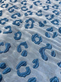 Animal Pattern Matelassé - Blue