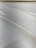 Marbly Wavy Pattern Silk Jacquard - Off-White