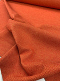 Chevron Pattern Fused-Back Wool Knit - Orange / Red