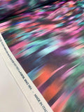 Pamella Roland Abstract Semi-Ombré Satin-Faced Poly Organza - Multicolor
