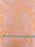 Pamella Roland Reversible Floral Brocade - Salmon / Light Pink