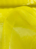 Novelty Lamé Jacquard Silk Organza - Yellow
