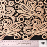 Abstract Floral Guipure Lace - Beige - Fabrics & Fabrics NY