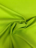 Solid Textured Cotton Pique - Lime Green