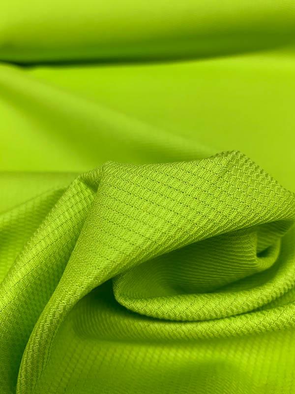 Solid Textured Cotton Pique - Lime Green | FABRICS & FABRICS – Fabrics ...