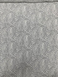 Abstract Printed Silk Crepe de Chine - Black / White