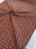 Cherries Printed Cotton Sheeting - Red / Green / White