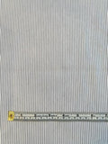 Vertical Pinstripe Yarn-Dyed Cotton Shirting - Navy / White