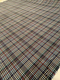 Plaid Yarn-Dyed Cotton Shirting - Navy / Multicolor