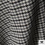 Wool Houndstooth - Grey/Black
