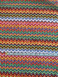 Chevron Lightweight Poly Crochet Knit - Multicolor