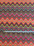 Wavy Lightweight Poly Crochet Knit - Multicolor