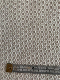 Italian Circles Embroidered Cotton Eyelet - Ivory