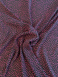 Pebbles Printed Silk Georgette - Black / Pink