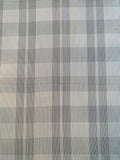 Glen Plaid Yarn-Dyed Silk Shirting - Brunette Brown / Sandy Beige
