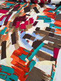 Art Collector Printed Stretch Fine Cotton Sateen - Multicolor