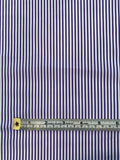 Ralph Lauren Italian Extra Fine Yarn-Dyed Cotton Shirting - Purple / White