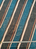 Christian Siriano Diagonal Striped Sequins - Teal / Navy / Beige / Burgundy