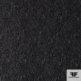 Black Novelty Metallic Brocade fabric