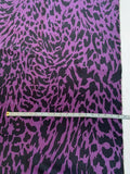 J. Mendel Gradient Printed Animal Pattern Paneled Silk Faille - Purple / Black
