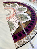 Ornate Semi-Circle Printed Cotton Poplin Panel - Multicolor