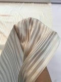 Satin Striped Silk Chiffon - Off-White