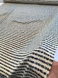 Broken Striped Printed 3 Ply Silk Crepe - Blush / Teal / Puce