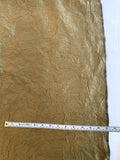 Luxury Crinkle Crushed Silk Taffeta - Antique Dark Gold